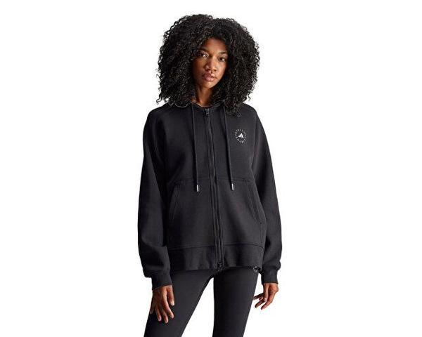 adidas By Stella Mccartney Fz Hoodie Kadın Günlük Ceket JF6337 Siyah - Image 1