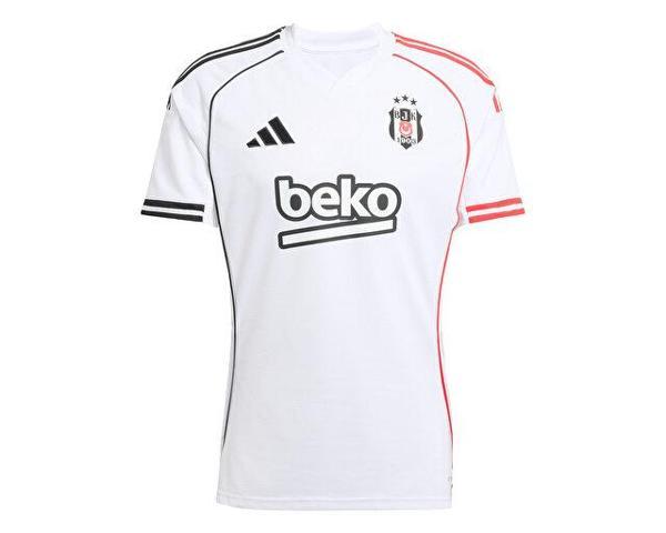 Adidas Erkek Beşiktaş Jk 25/26 İç Saha Forması Erkek Beşiktaş JK 25/26 İç Saha Forması JD1418 Beyaz - Image 1