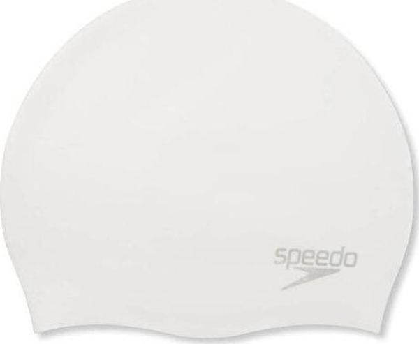 Speedo Moulded Silc Cap Au White Bone 8-7098417614 Beyaz - Image 1