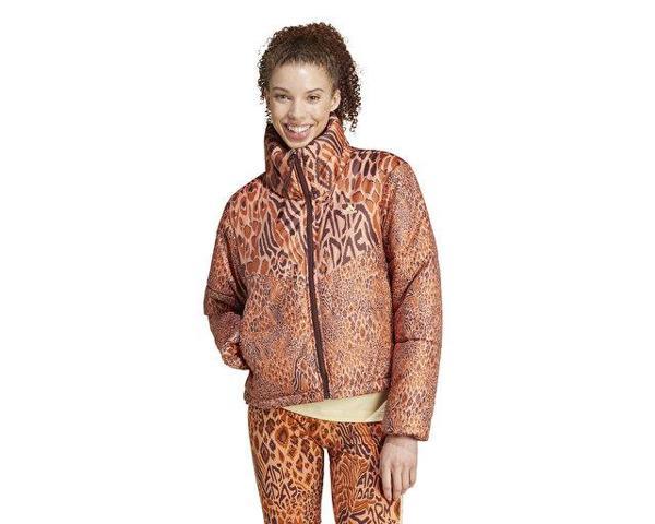 adidas Farm Padded Jkt Kadın Günlük Mont IV9757 Turuncu - Image 1
