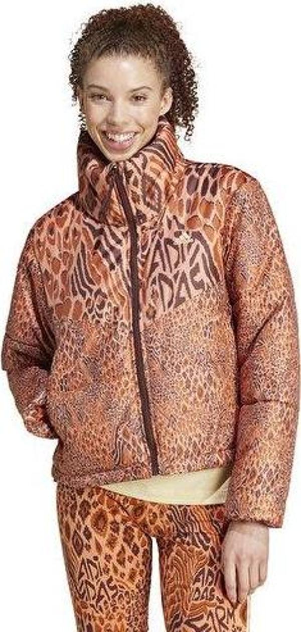 adidas Farm Padded Jkt Kadın Günlük Mont IV9757 Turuncu - Image 1