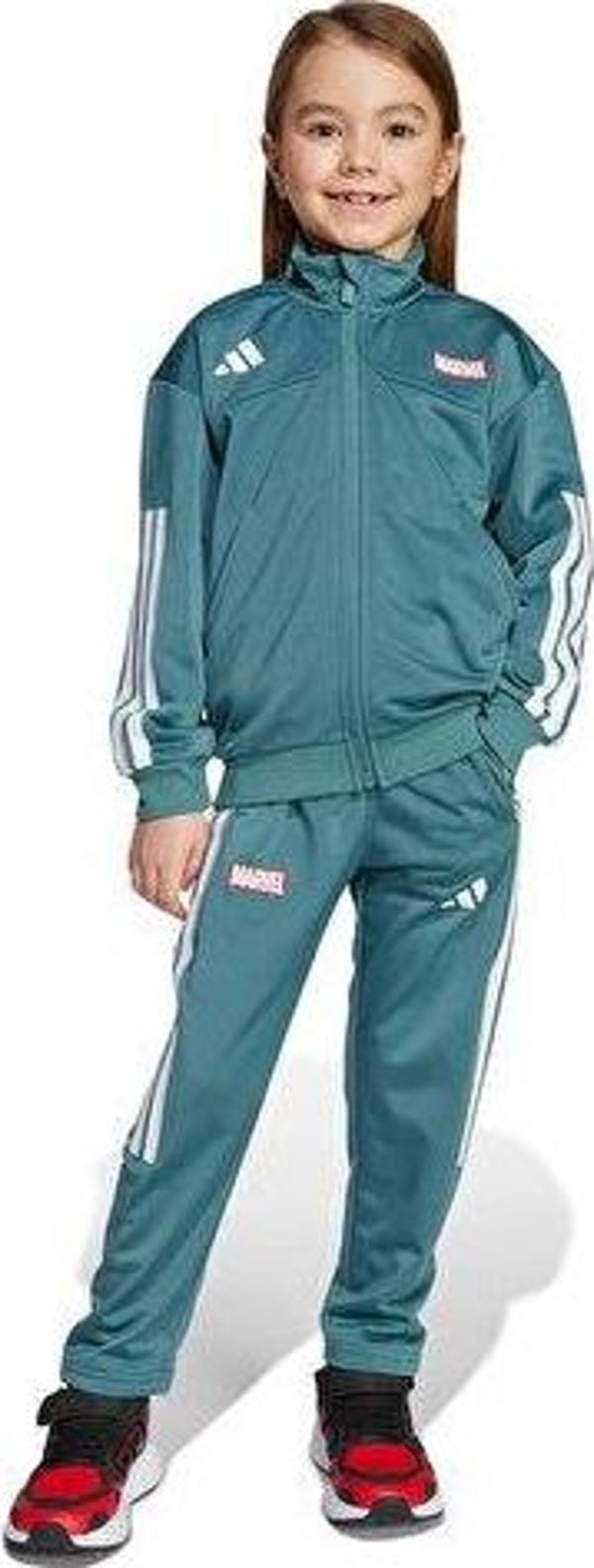 adidas Lk Marvel Sm Ts Çocuk Günlük Eşofman Takımı JM0834 Yeşil - Image 1