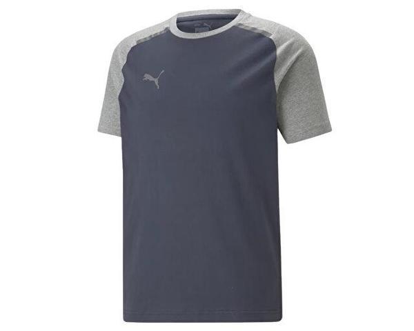Puma Teamcup Casuals Tee Erkek Futbol Tişörtü 65799206 Lacivert - Image 1