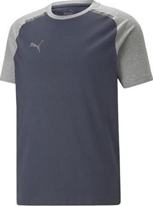 Puma Teamcup Casuals Tee Erkek Futbol Tişörtü 65799206 Lacivert - Image 1