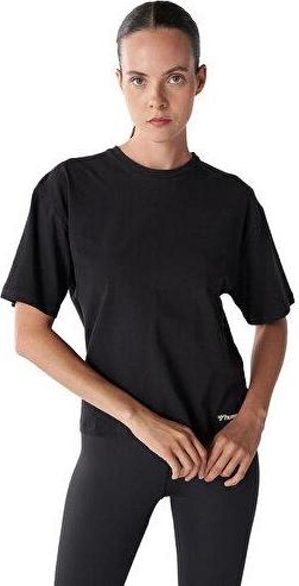 Hummel Hmlt-Mt Ultra Boxy Short T-Shirt Kadın Günlük Tişört 911868-2001 Siyah - Image 1