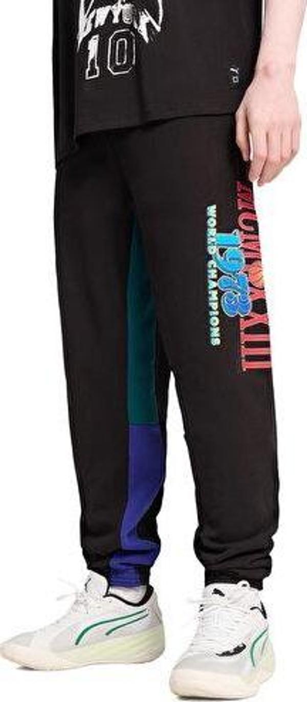 Puma Bandwagon Sweat Erkek Basketbol Eşofman Altı 62721701 Siyah - Image 1