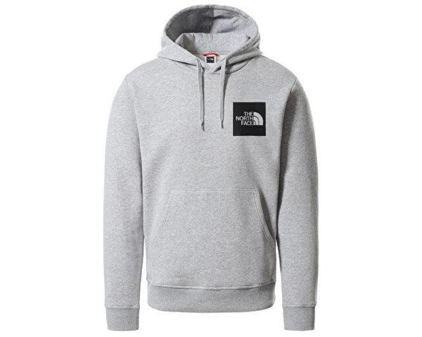 The North Face M Fine Hoodie Erkek Outdoor Sweatshirts NF0A5ICXDYX1 Gri - Image 1