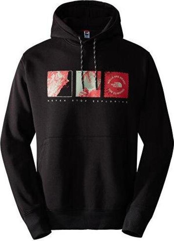 The North Face M Outdoor Graphic Hoodie Erkek Outdoor Sweatshirts NF0A8522JK31 Siyah - Image 1
