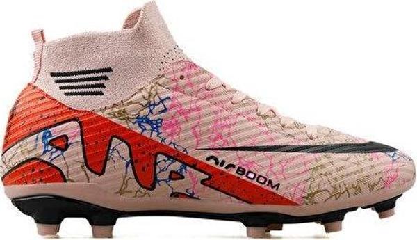 Laliga Çocuk Çim Zemin Kramponu FKRP-SOMON-TURUNCU Pembe - Image 1