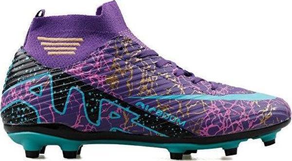 Laliga  Genç Çim Zemin Kramponu GKRP-MOR-TURKUAZ-DESENLI Renkli - Image 1