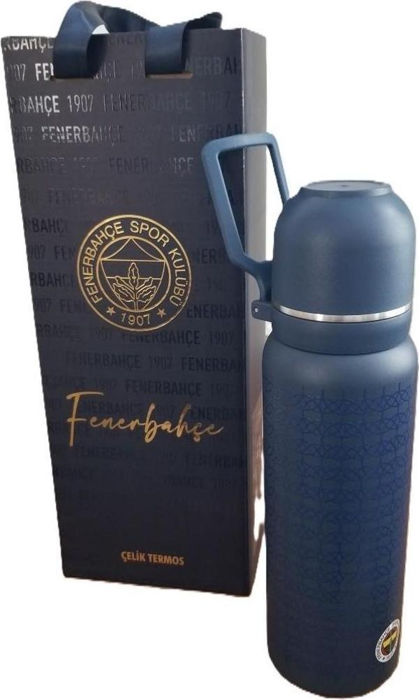 Fenerbahçe 650ml Lisanslı Çift Katlı Paslanmaz Çelik Termos  Hediye Kutulu - Image 1
