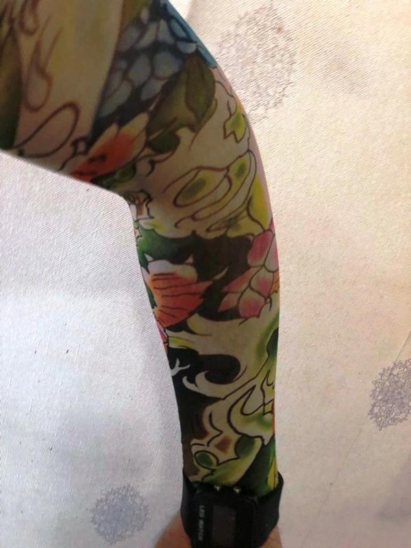 Çift Kol Giyilebilir Dövme Kaplan Desenler Tattoo Sleeve - Image 1