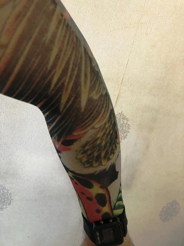Çift Kol Giyilebilir Dövme Kartal Desenler Tattoo Sleeve - Image 1