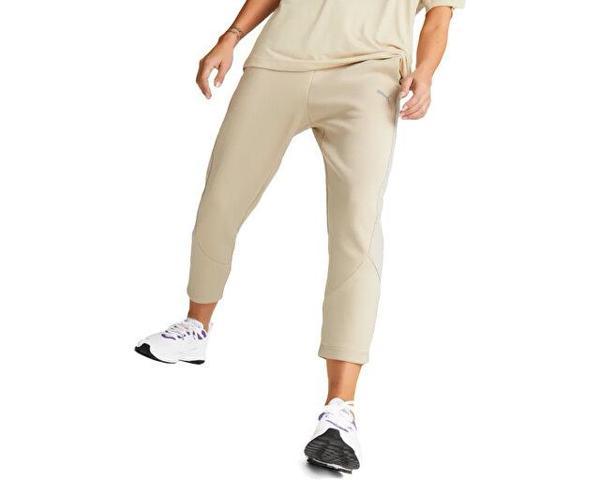 Puma Evostripe High-Waist Pants Kadın Günlük Eşofman Altı 67311888 Krem - Image 1