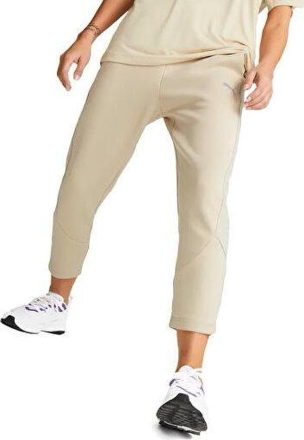 Puma Evostripe High-Waist Pants Kadın Günlük Eşofman Altı 67311888 Krem - Image 1