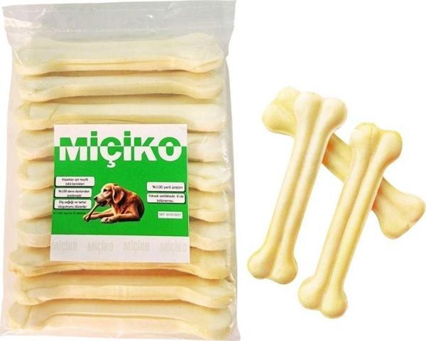 Vip Yüksek Kalite 12Cm 12Li Sütlü Köpek Ödül Çiğneme Kemiği - Image 1