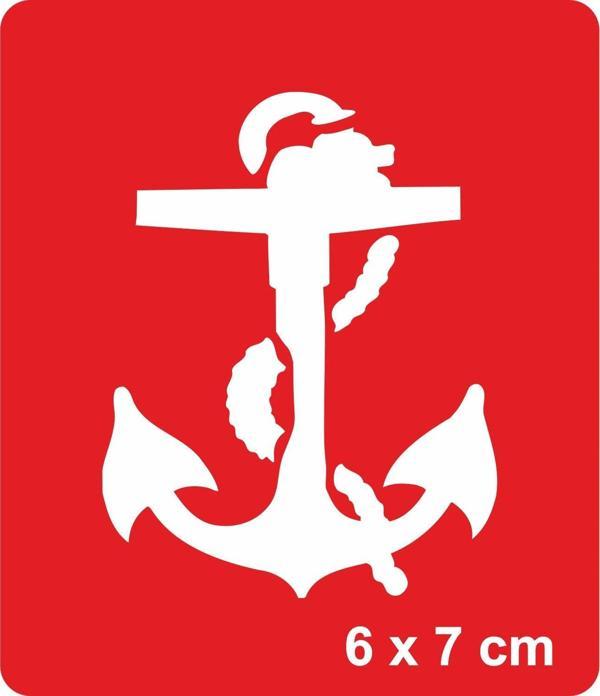 Hayallere Demir At Çapa Tattoo Geçici Dövme Şablonları Kına Kalıpları - Image 1