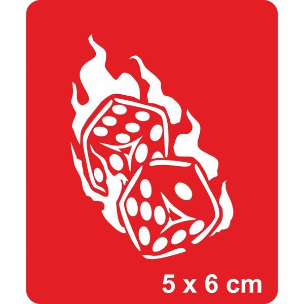 Alevli Zar  Tattoo Geçici Dövme Şablonları Kına Kalıpları - Image 1
