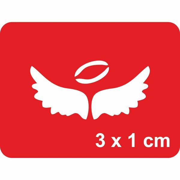 Minik Melek Kanatları Tattoo Geçici Dövme Şablonları Kına Kalıpları - Image 1