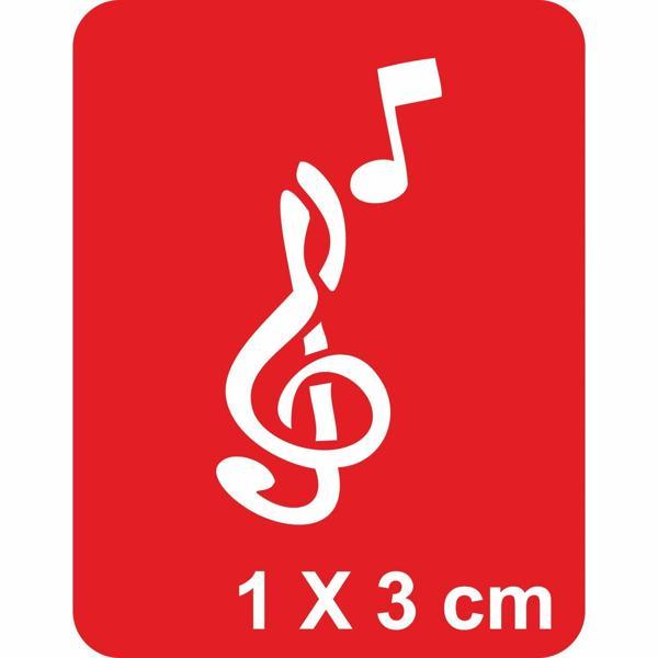 Minik Notanın Minik Anahtarı Tattoo Geçici Dövme Şablonları Kına Kalıpları - Image 1