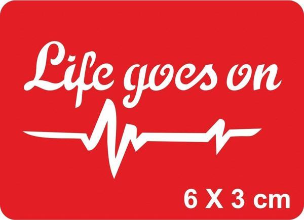 Hayat Devam Ediyor Tattoo Geçici Dövme Şablonları Kına Kalıpları - Image 1