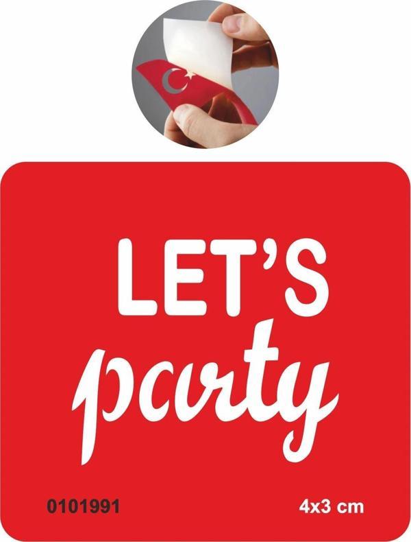 Haydi Partiye!  Tattoo Geçici Dövme Şablonları Kına Kalıpları - Image 1