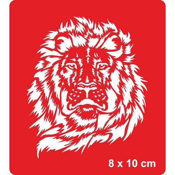 Muhteşem Aslan Tattoo Geçici Dövme Şablonları Kına Kalıpları - Image 1