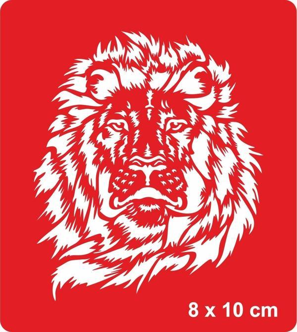 Muhteşem Aslan Tattoo Geçici Dövme Şablonları Kına Kalıpları - Image 1
