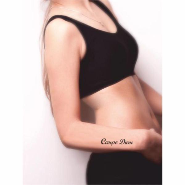 Anı Yaşa El Yazısı Tattoo Dövme Şablonu Kına Deseni - Image 1