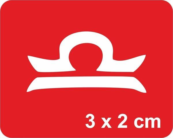 Terazi Burcu Tattoo Geçici Dövme Şablonları Kına Kalıpları - Image 1