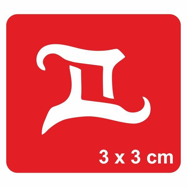İkizler Burcu Tattoo Geçici Dövme Şablonları Kına Kalıpları - Image 1