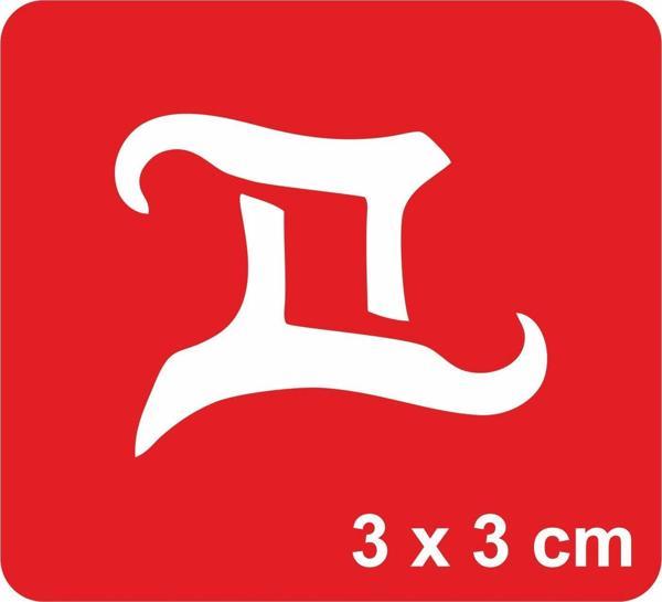 İkizler Burcu Tattoo Geçici Dövme Şablonları Kına Kalıpları - Image 1