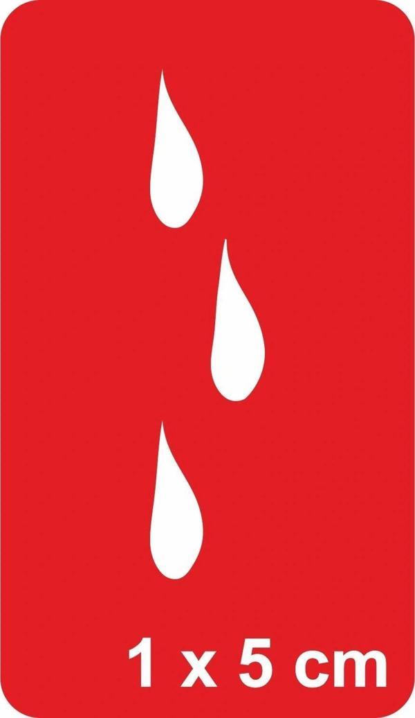 Damlalar Tattoo Geçici Dövme Şablonları Kına Kalıpları - Image 1