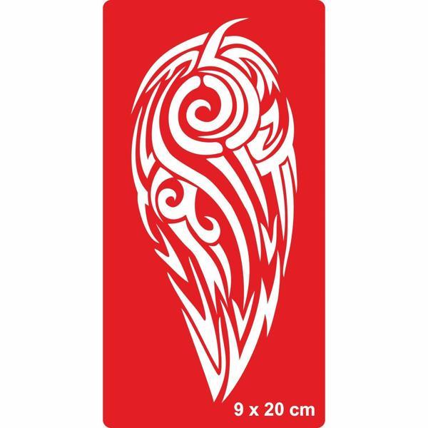 Tribal 204 Tattoo Geçici Dövme Şablonları Kına Kalıpları - Image 1