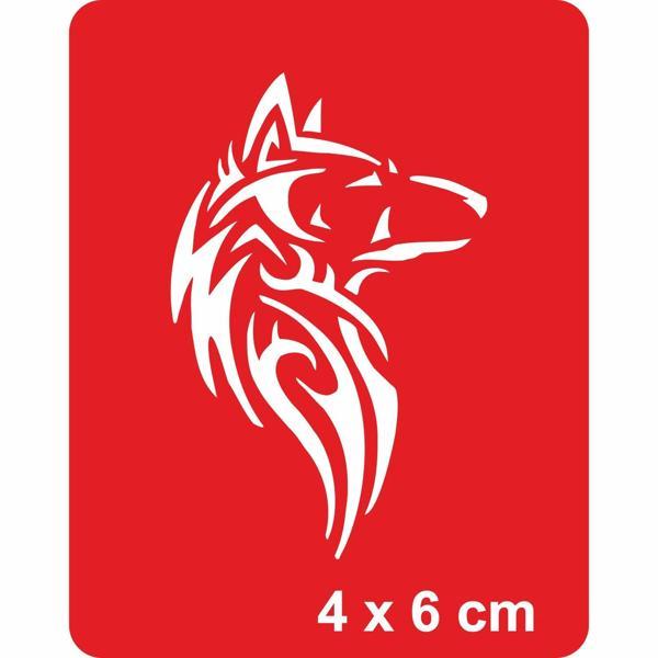 Asil Kurt  Tattoo Geçici Dövme Şablonları Kına Kalıpları - Image 1