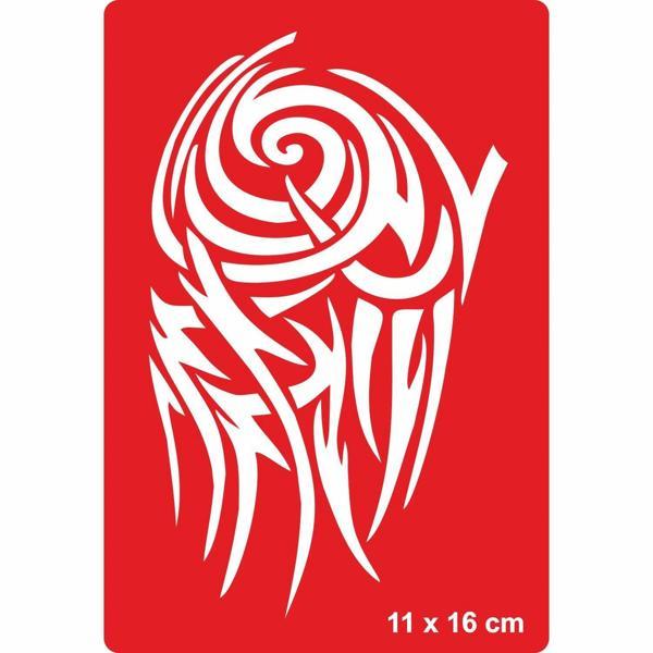 Tribal 205 Tattoo Geçici Dövme Şablonları Kına Kalıpları - Image 1