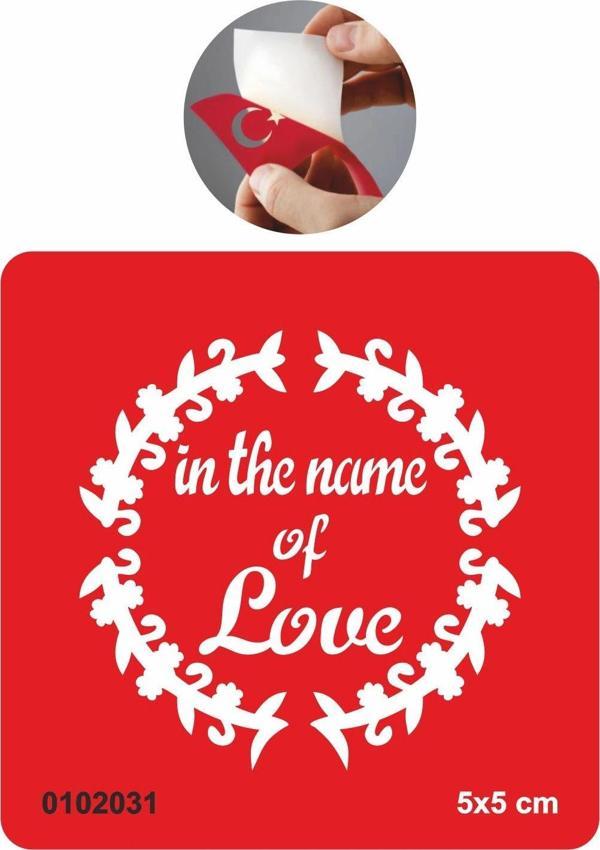 Aşk Adına Tattoo Geçici Dövme Şablonları Kına Kalıpları - Image 1