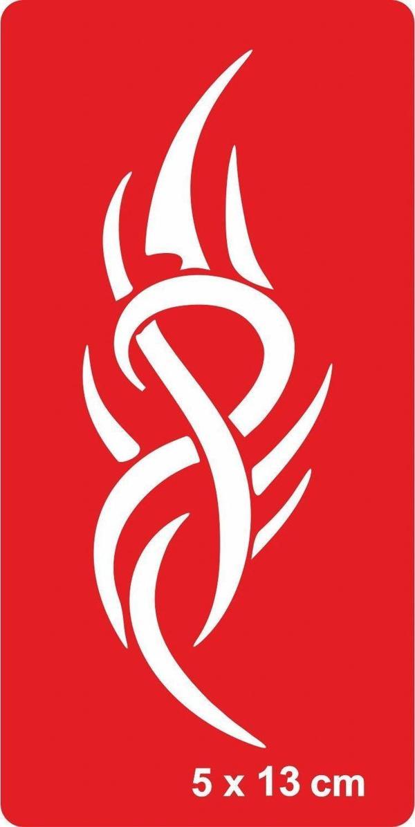 Tribal 69 Tattoo Geçici Dövme Şablonları Kına Kalıpları - Image 1