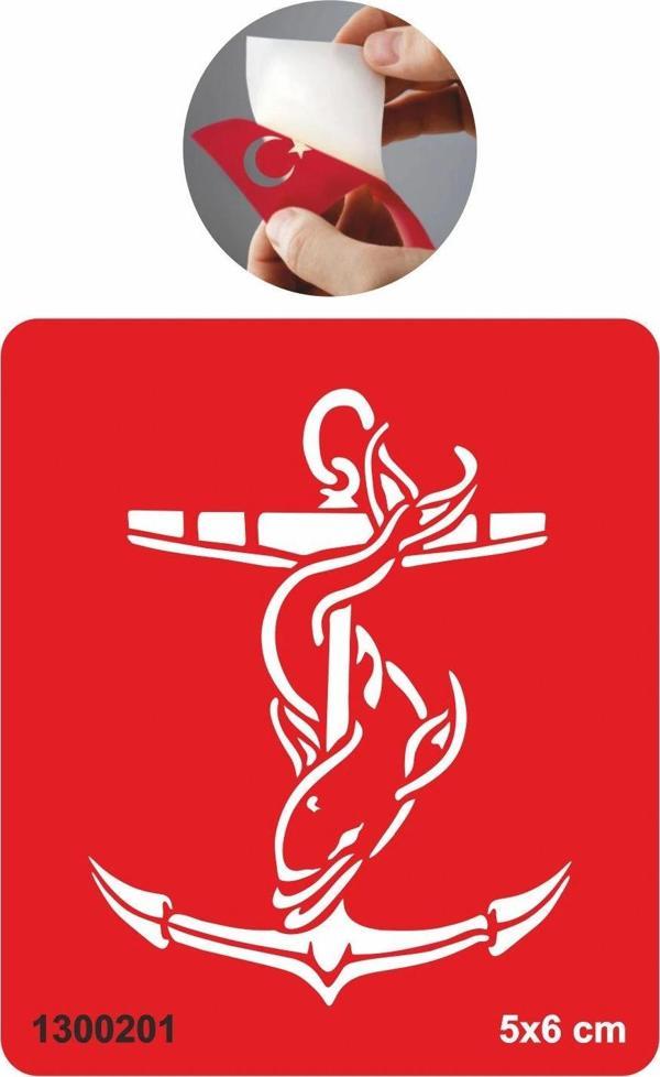 Deniz Aşkı Çapa  Tattoo Geçici Dövme Şablonları Kına Kalıpları - Image 1