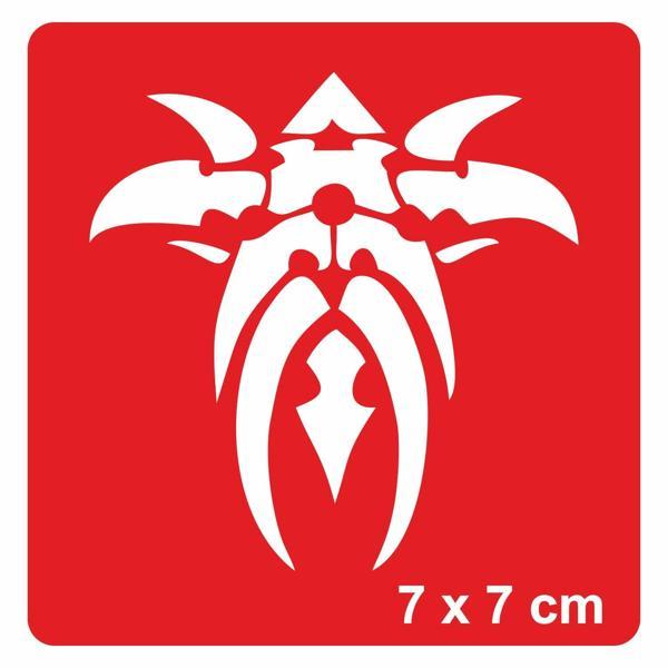Tribal Çapa Tattoo Geçici Dövme Şablonları Kına Kalıpları - Image 1