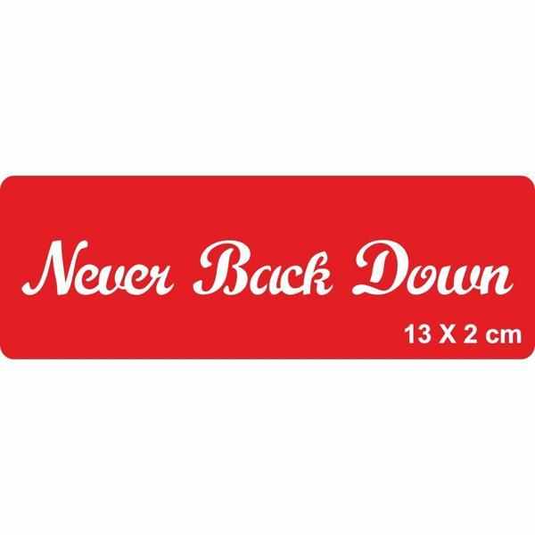 Asla Geri Dönme Tattoo Geçici Dövme Şablonları Kına Kalıpları - Image 1
