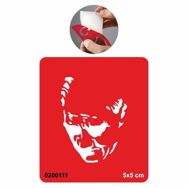 Atatürk Geçici Dövme Kına Şablonu Tattoo Geçici Dövme Şablonları Kına Kalıpları - Image 1