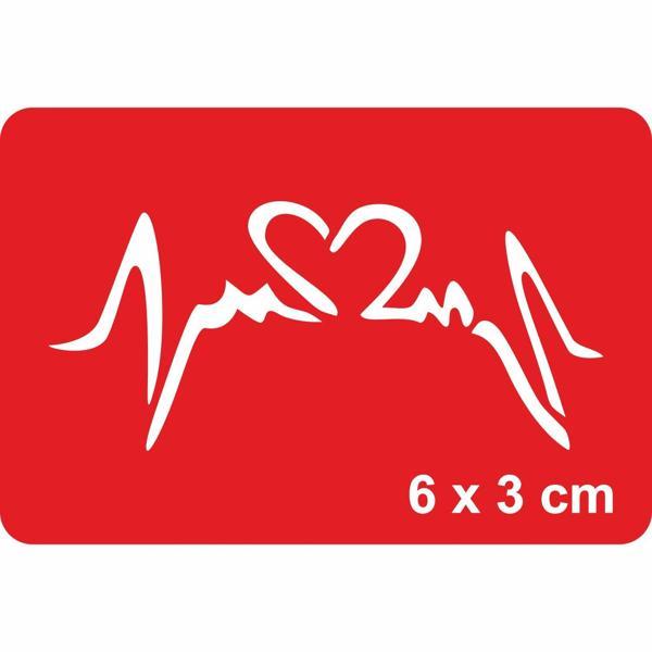 Kalp ve Ritim  Tattoo Geçici Dövme Şablonları Kına Kalıpları - Image 1