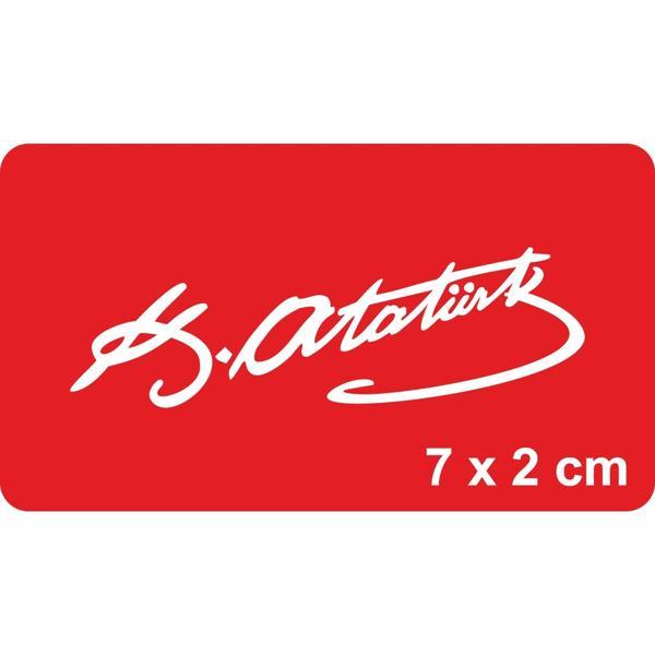 Atatürk İmzası-1 Tattoo Geçici Dövme Şablonları Kına Kalıpları - Image 1