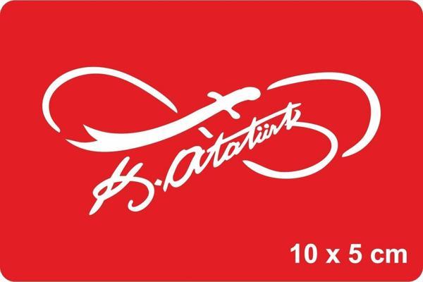 Atatürk İmzası-4 Tattoo Geçici Dövme Şablonları Kına Kalıpları - Image 1