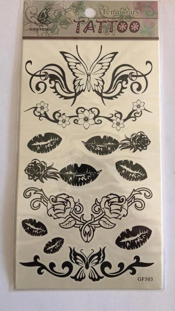 Dudaklar Yapıştırma Sticker Dövme Geçici Dövme Temporary Tattoos - Image 1