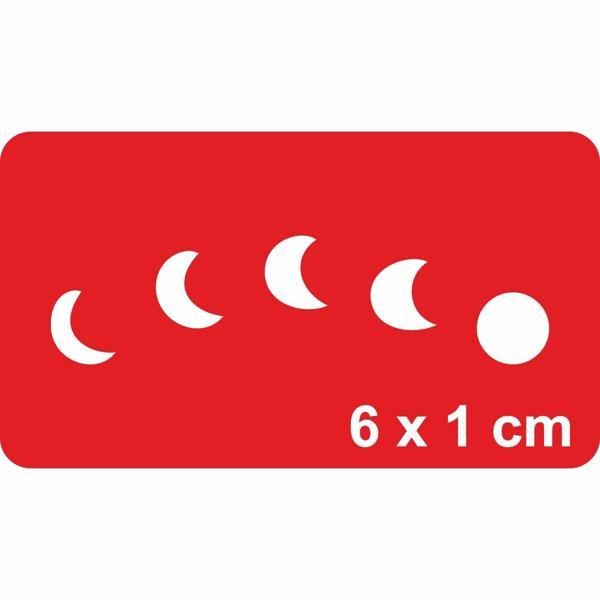 Ayın Evreleri-2 Tattoo Geçici Dövme Şablonları Kına Kalıpları - Image 1