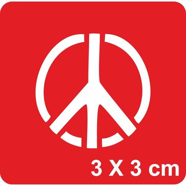 Dünyada Barış Minimal Tattoo Geçici Dövme Şablonları Kına Kalıpları - Image 1