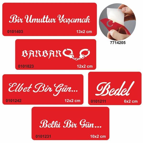 Barbar Bedel Dövme Seti 5 Şablon Seti - Image 1