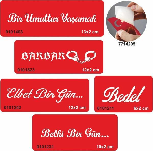 Barbar Bedel Dövme Seti 5 Şablon Seti - Image 1